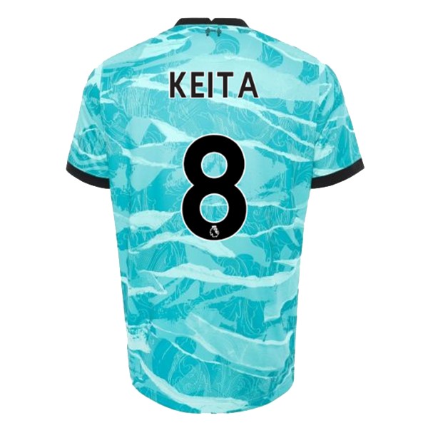Camiseta Liverpool NO.8 Keita 2ª Kit 2020 2021 Azul
